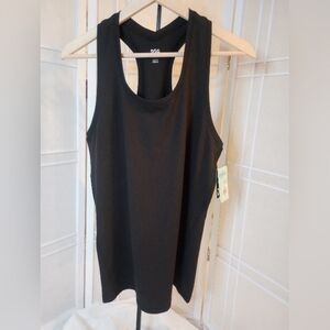DSG Dick's Sporting Goods Women Tight Fit Performance Tank Pure Black New XL